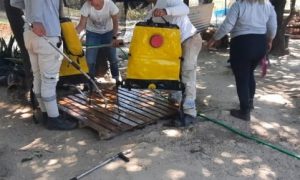 La Brigada de Limpieza del Banco San Miguel brinda apoyo para combatir los incendios