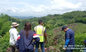 MiAMBIENTE inspecciona la comunidad de El Peñón para futuras reforestaciones