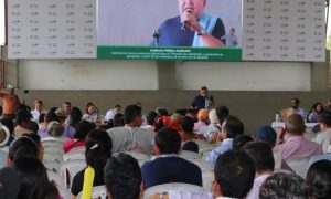 Más de 700 personas asistieron a la Audiencia Pública Ambiental para el trámite de evaluación de Licencia Ambiental Global del proyecto “Explotación y producción de agregados a partir de los materiales de arrastre de río Saldaña”, en Saldaña, Tolima